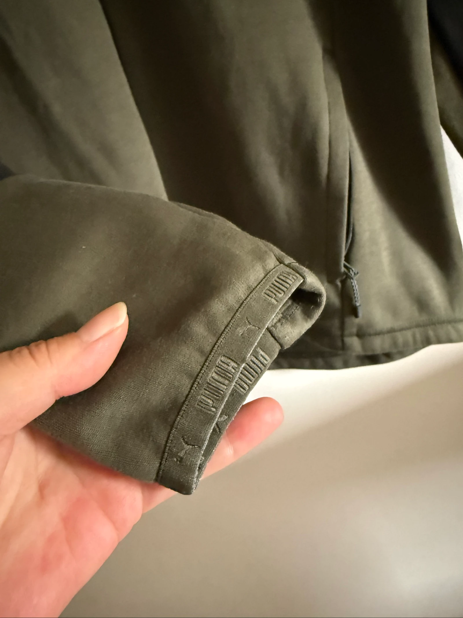 Veste de esporte Puma masculino M cáqui com capuz – Streetwear – Estado perfeito – photo 8